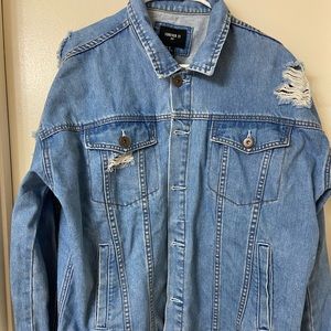 Men’s distress Jean jacket